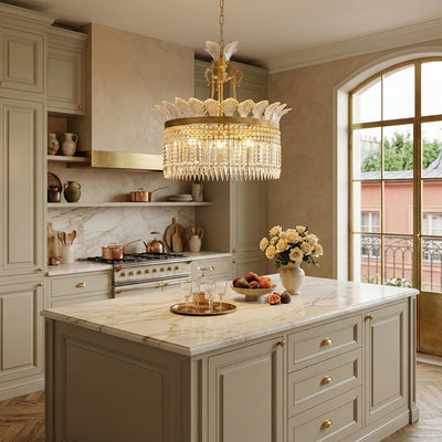 Aurevale Brass Chandelier