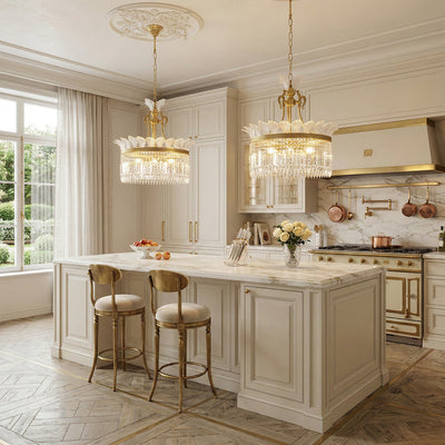 Aurevale Brass Chandelier