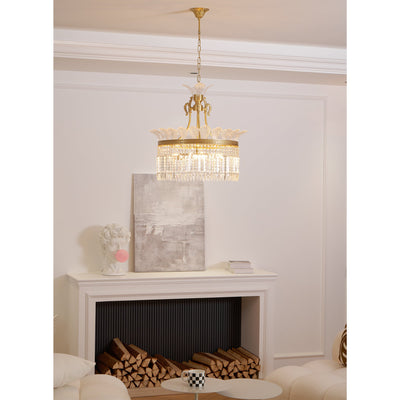 Aurevale Brass Chandelier