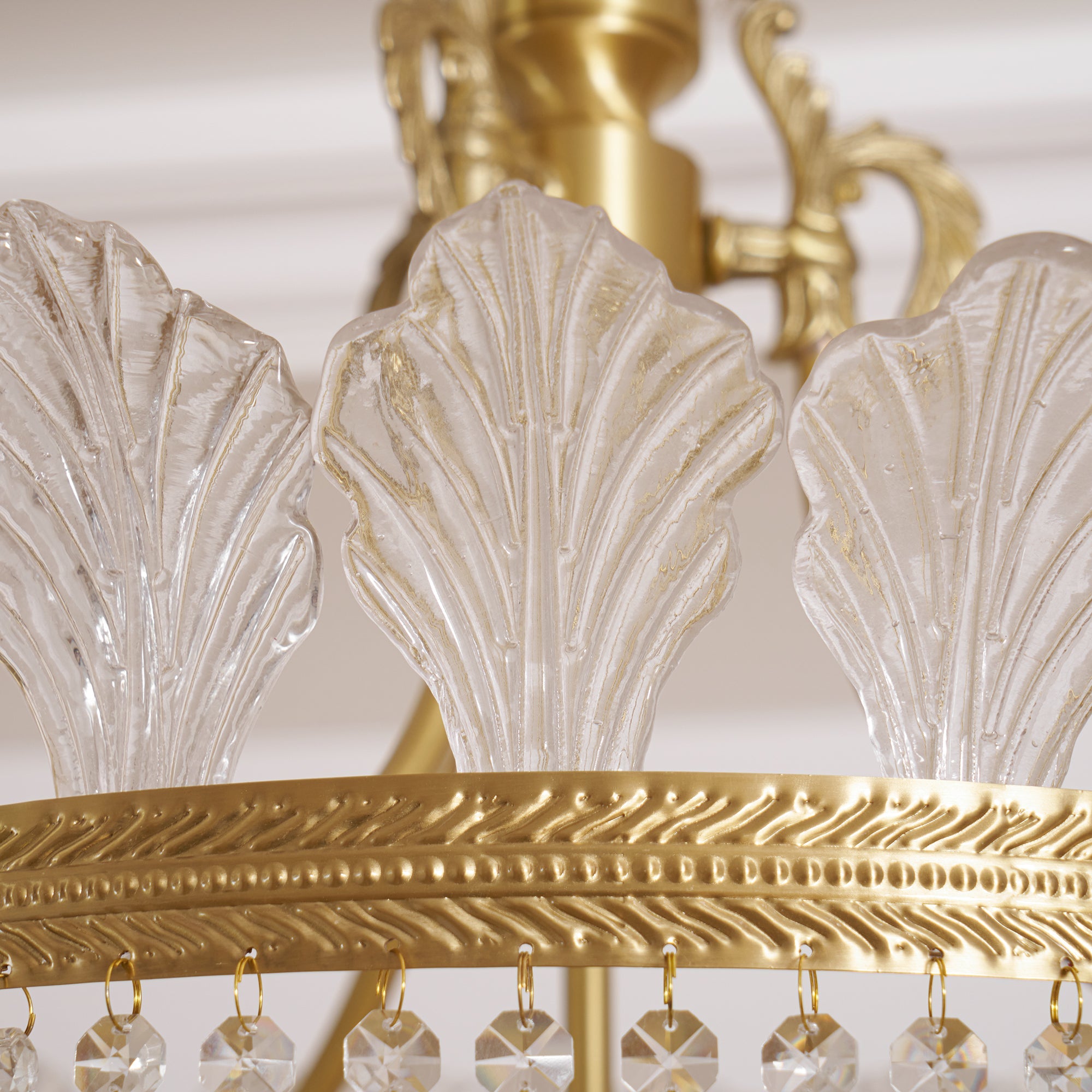 Aurevale Brass Chandelier