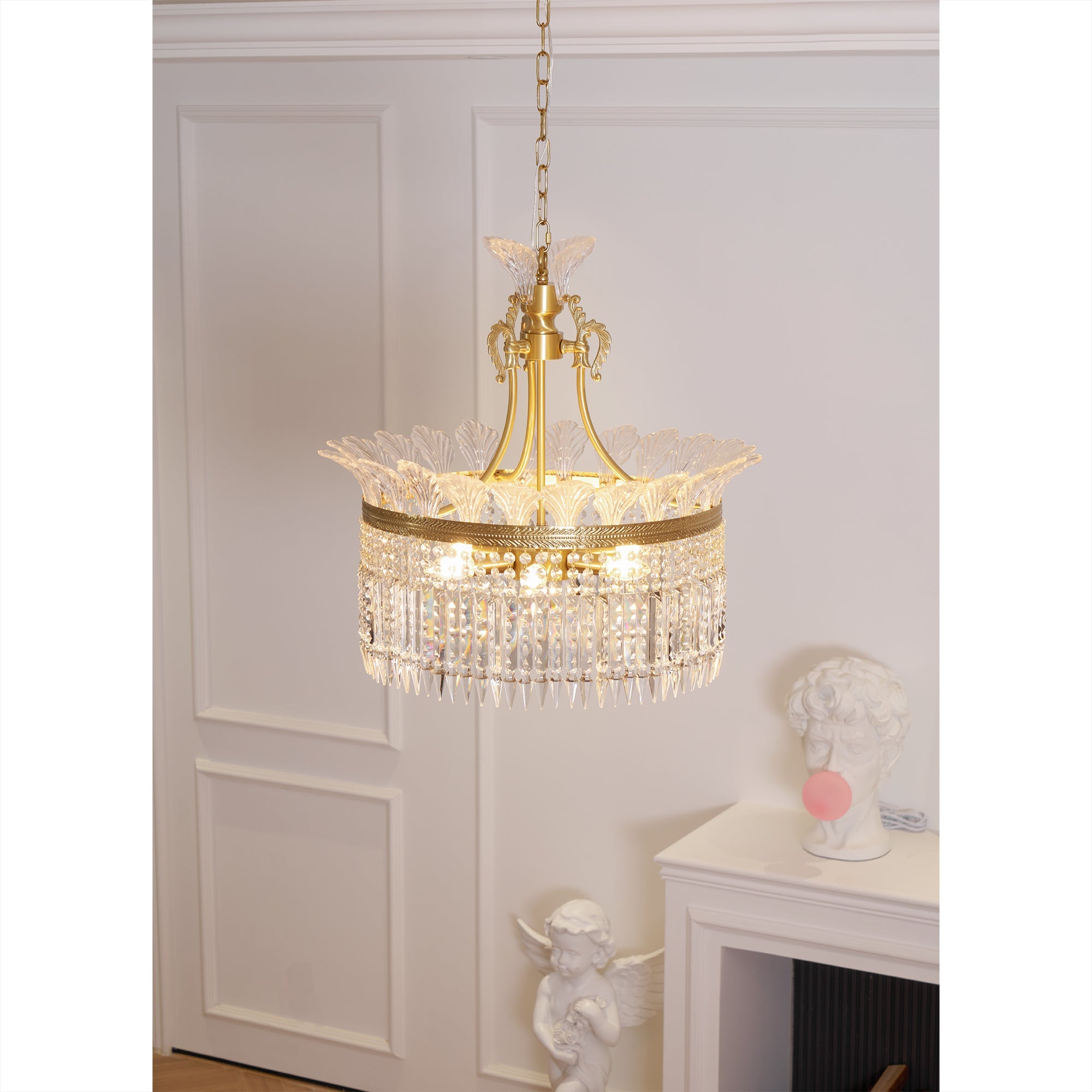 Aurevale Brass Chandelier