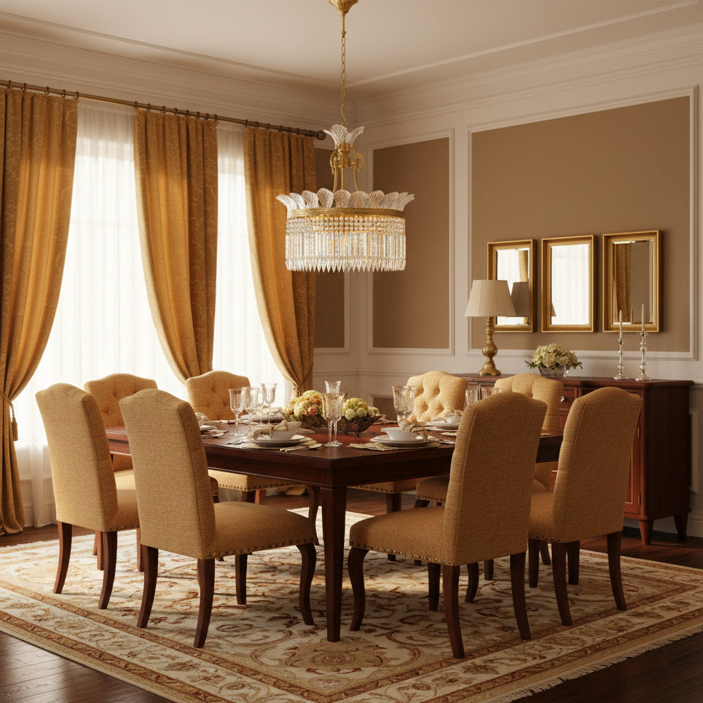 Aurevale Brass Chandelier