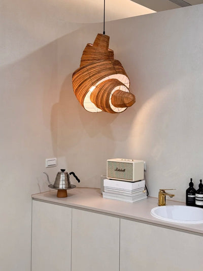 Croissant Fabric Pendant Light
