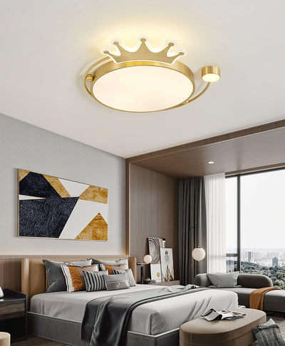 Aloror Classic Art Crown Ceiling Light