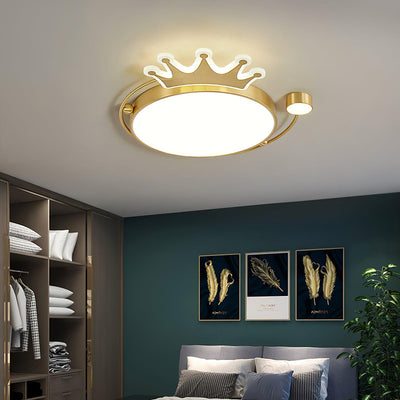 Aloror Classic Art Crown Ceiling Light