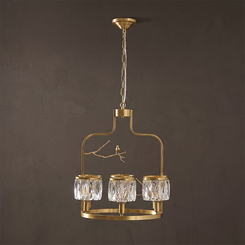 Briarmere Crystal Bird Chandelier