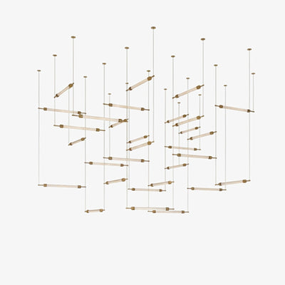 CrystalGrid Architectural Matrix Customize Chandelier