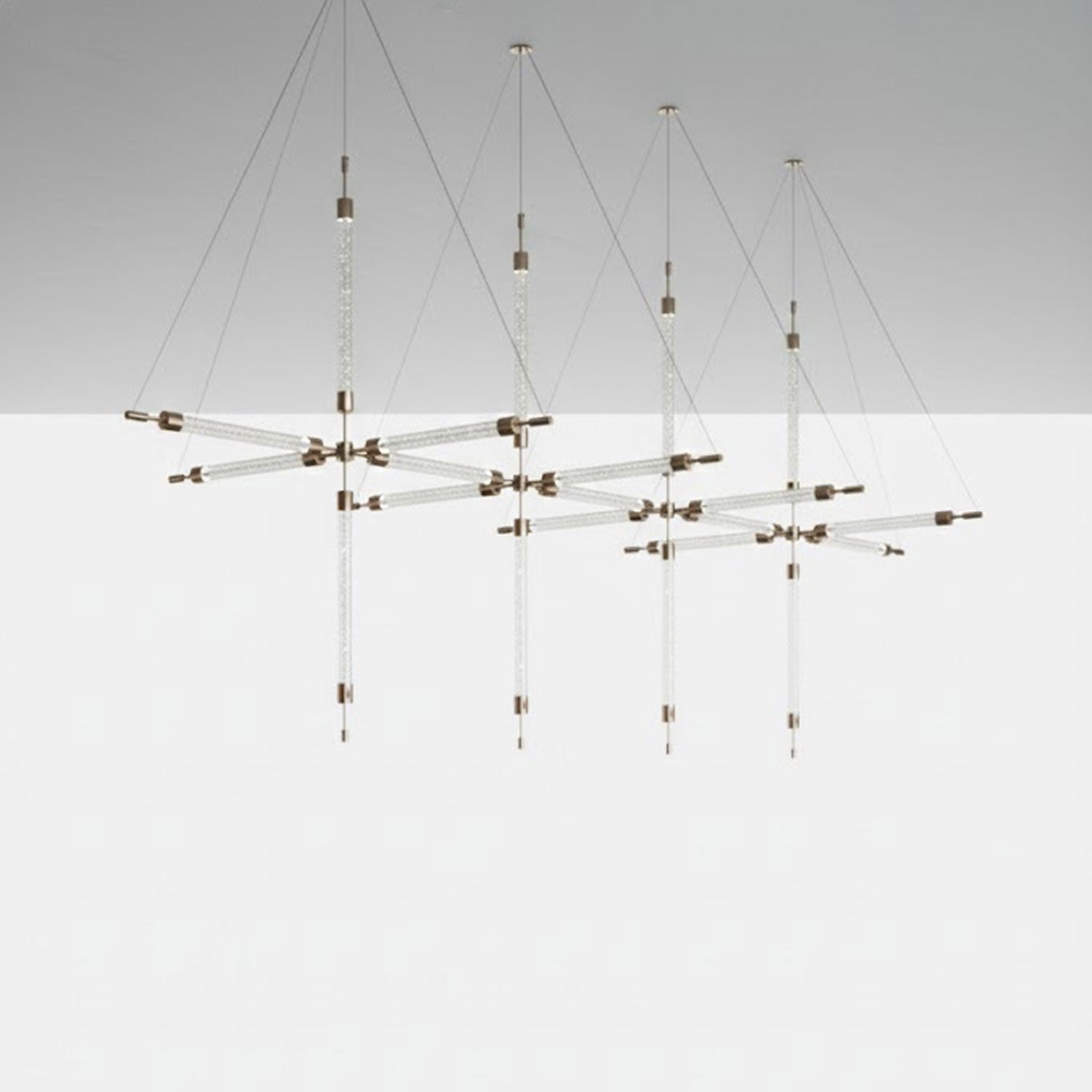CrystalGrid Architectural Matrix Customize Chandelier