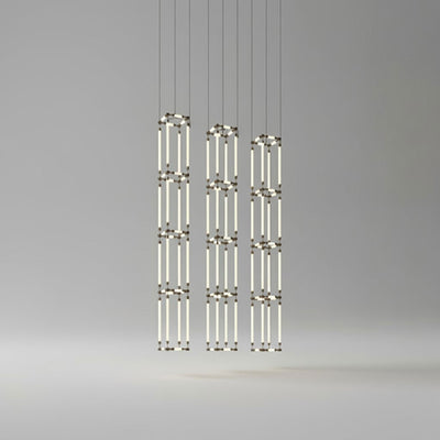 CrystalGrid Architectural Matrix Customize Chandelier