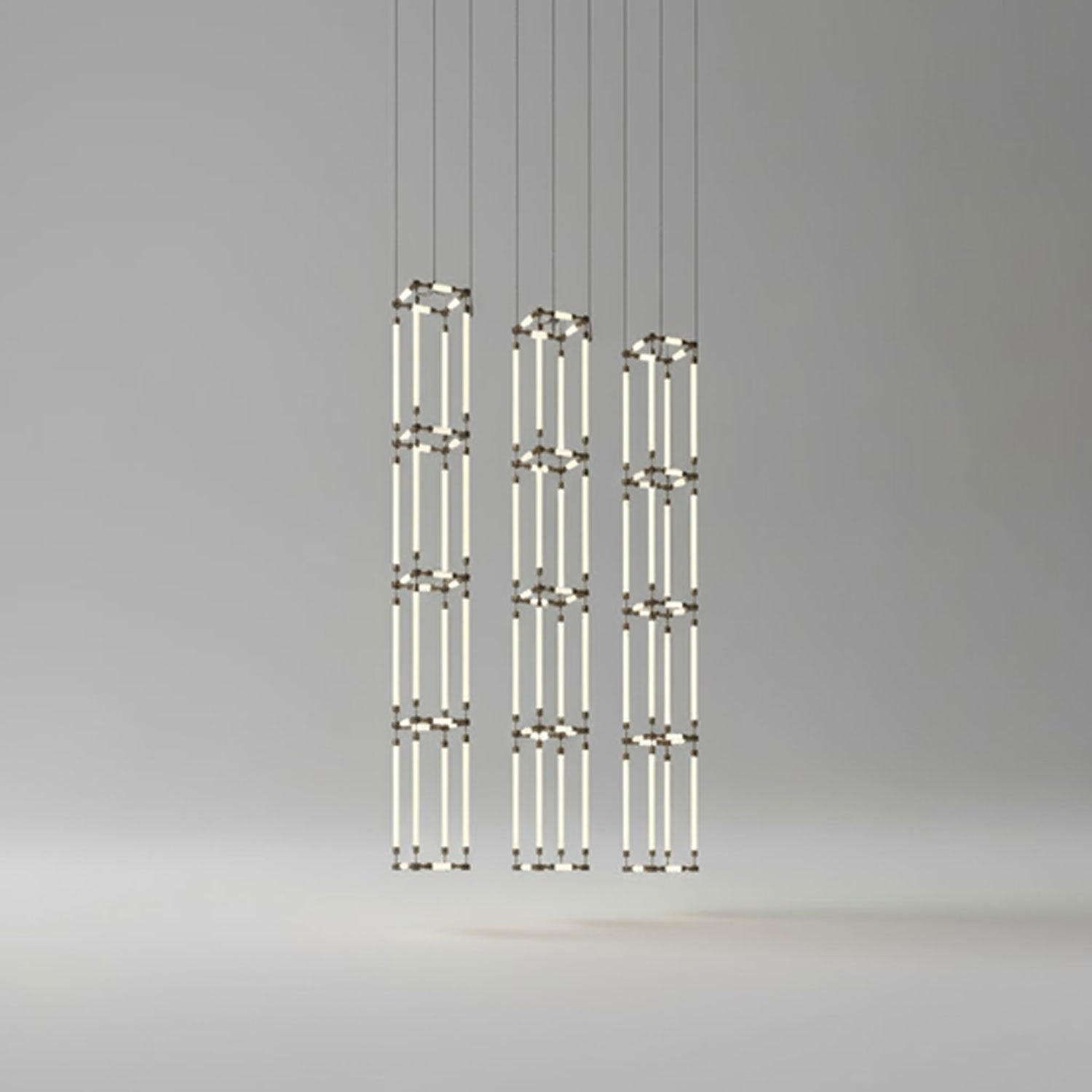 CrystalGrid Architectural Matrix Customize Chandelier