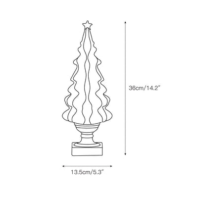 Crystal Xmas Tree Table Lamp (built-in battery)