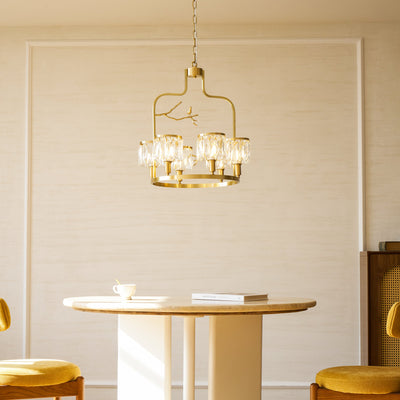 Briarmere Crystal Bird Chandelier