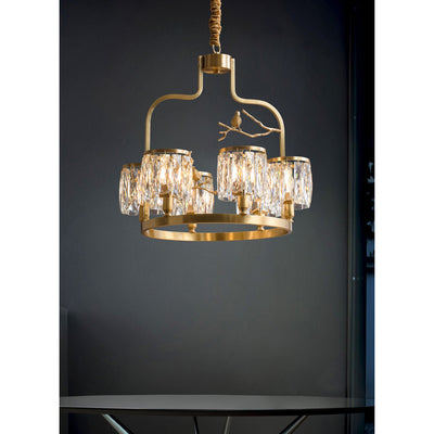 Briarmere Crystal Bird Chandelier