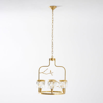 Briarmere Crystal Bird Chandelier