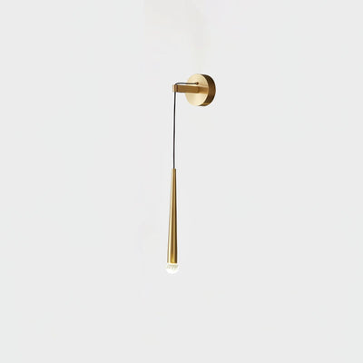 Dava Modern Minimalist Conical Crystal Wall Lamp