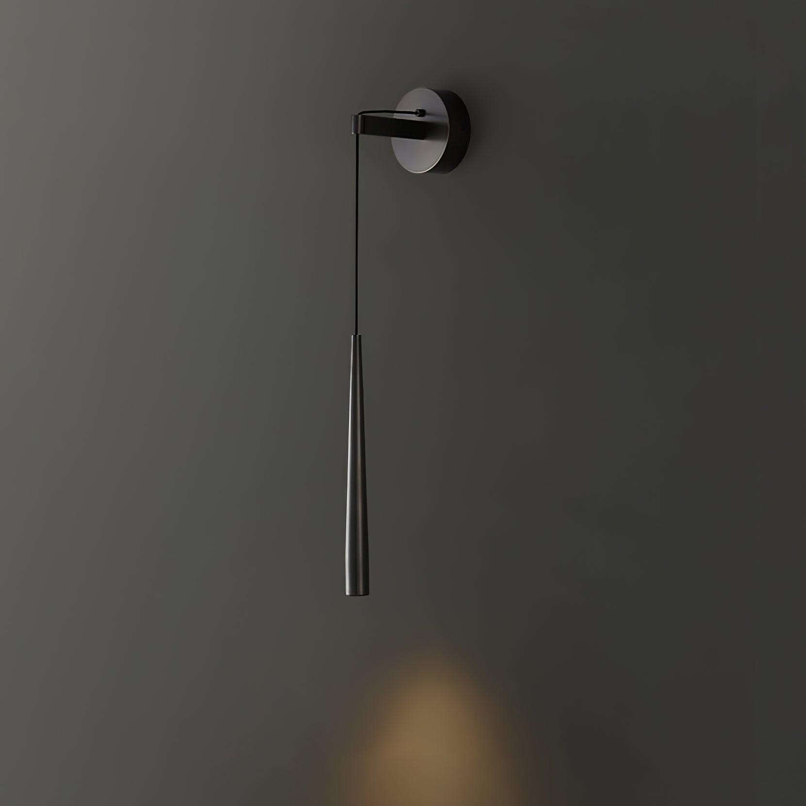 Dava Modern Minimalist Conical Crystal Wall Lamp