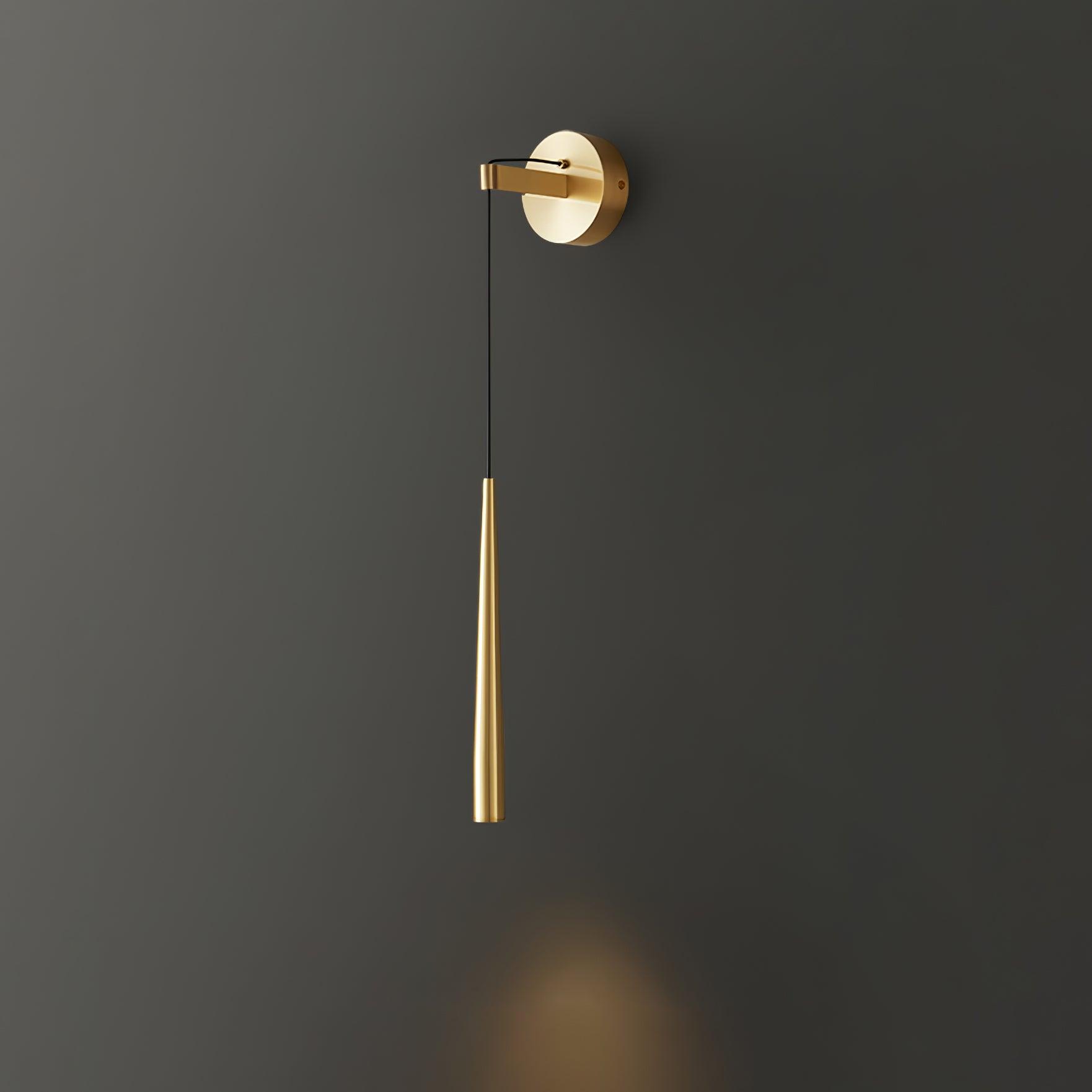 Dava Modern Minimalist Conical Crystal Wall Lamp