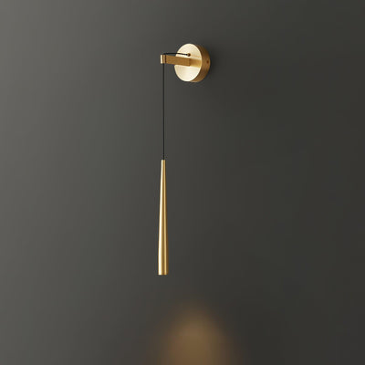 Dava Modern Minimalist Conical Crystal Wall Lamp