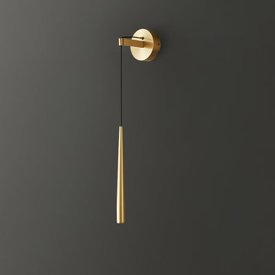 Dava Modern Minimalist Conical Crystal Wall Lamp