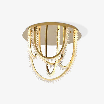 Crystal Individual Creativity Corde Crystal Ceiling Light