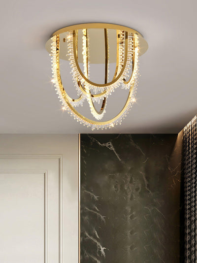 Crystal Individual Creativity Corde Crystal Ceiling Light