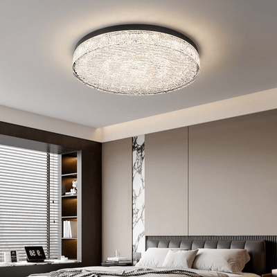 Elyelaine Postmodern Luxury Core Crystal Resin Ceiling Lamp