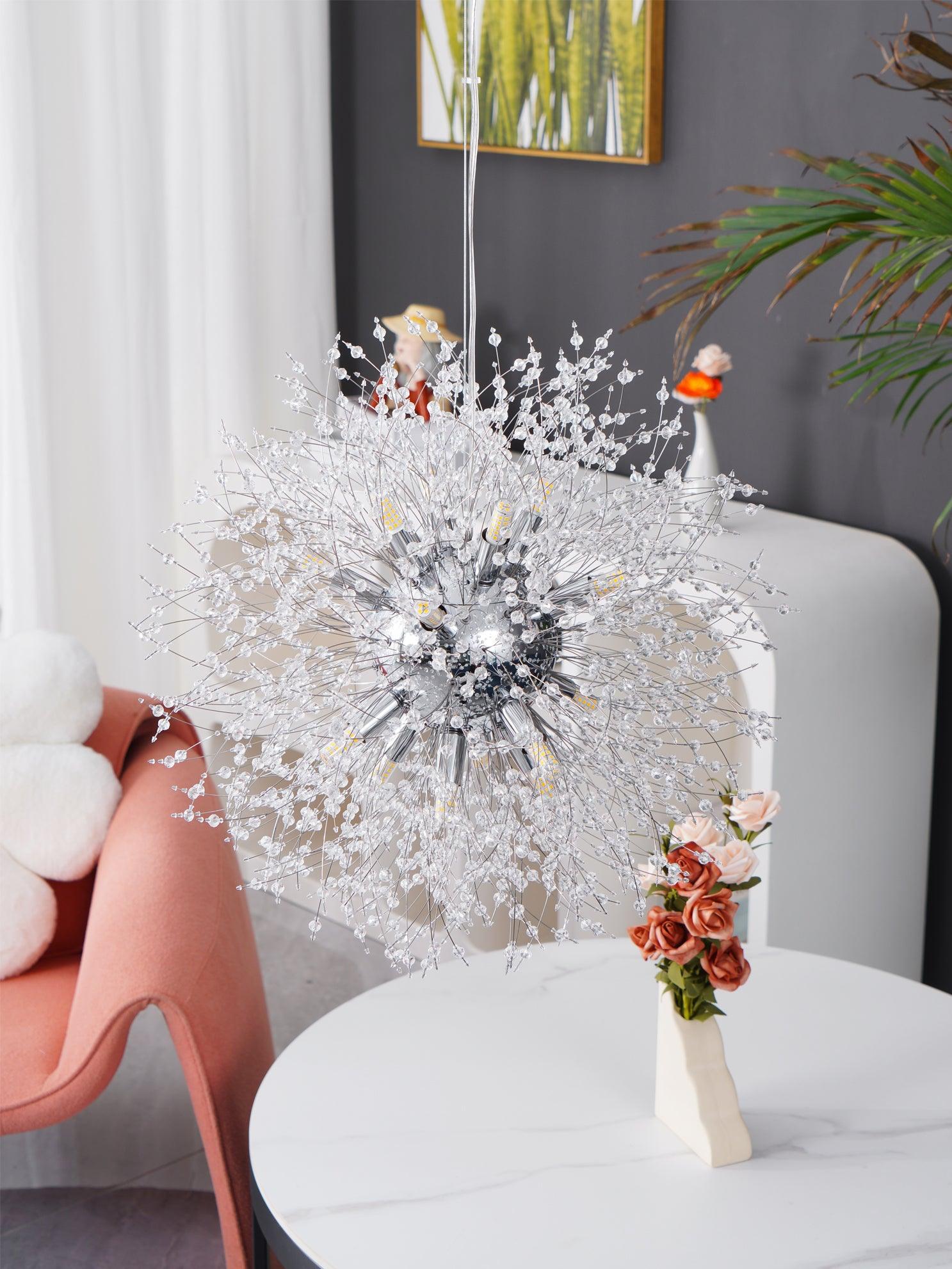 Haze Chandelier Crystal Dandelion with Crystals