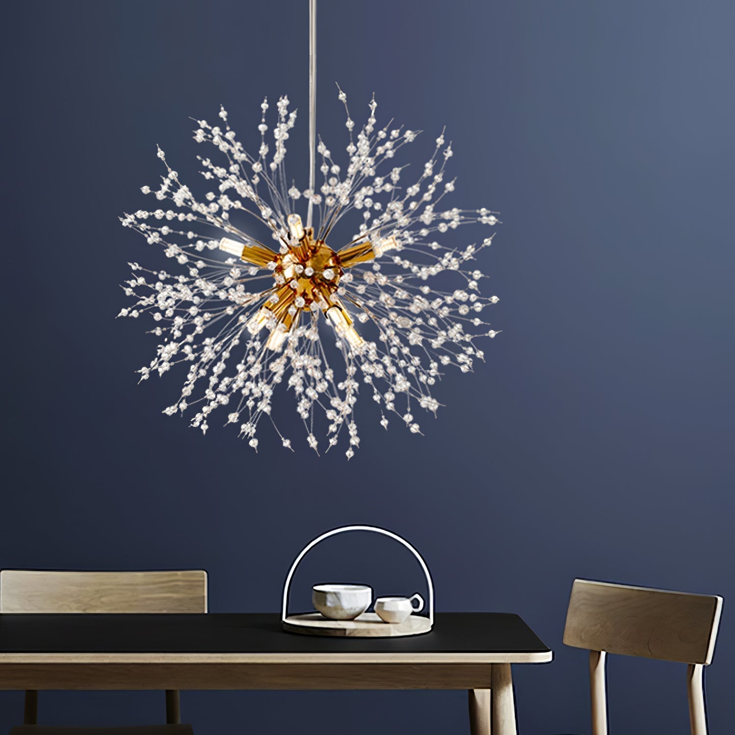 Haze Chandelier Crystal Dandelion with Crystals
