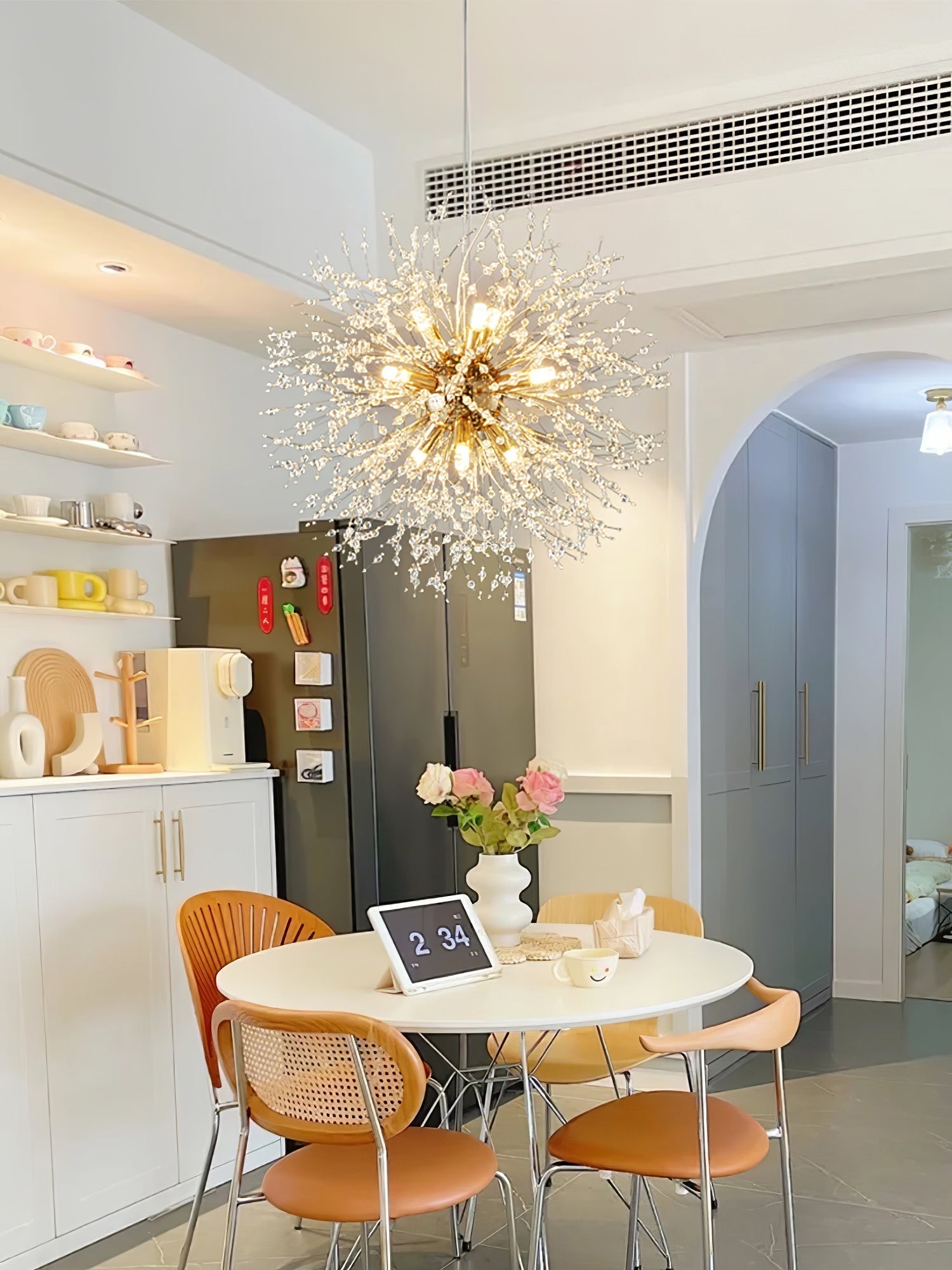 Haze Chandelier Crystal Dandelion with Crystals