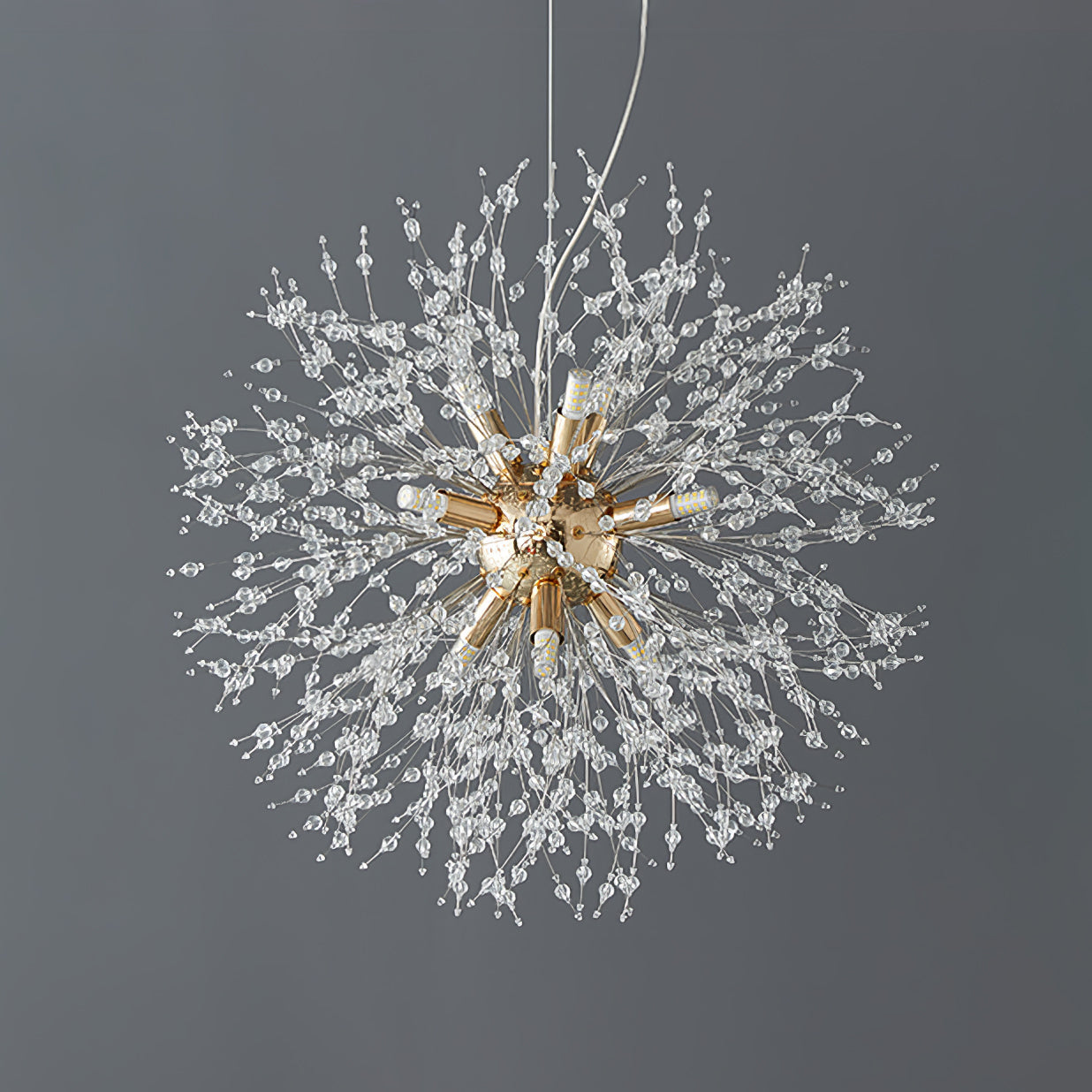Haze Chandelier Crystal Dandelion with Crystals