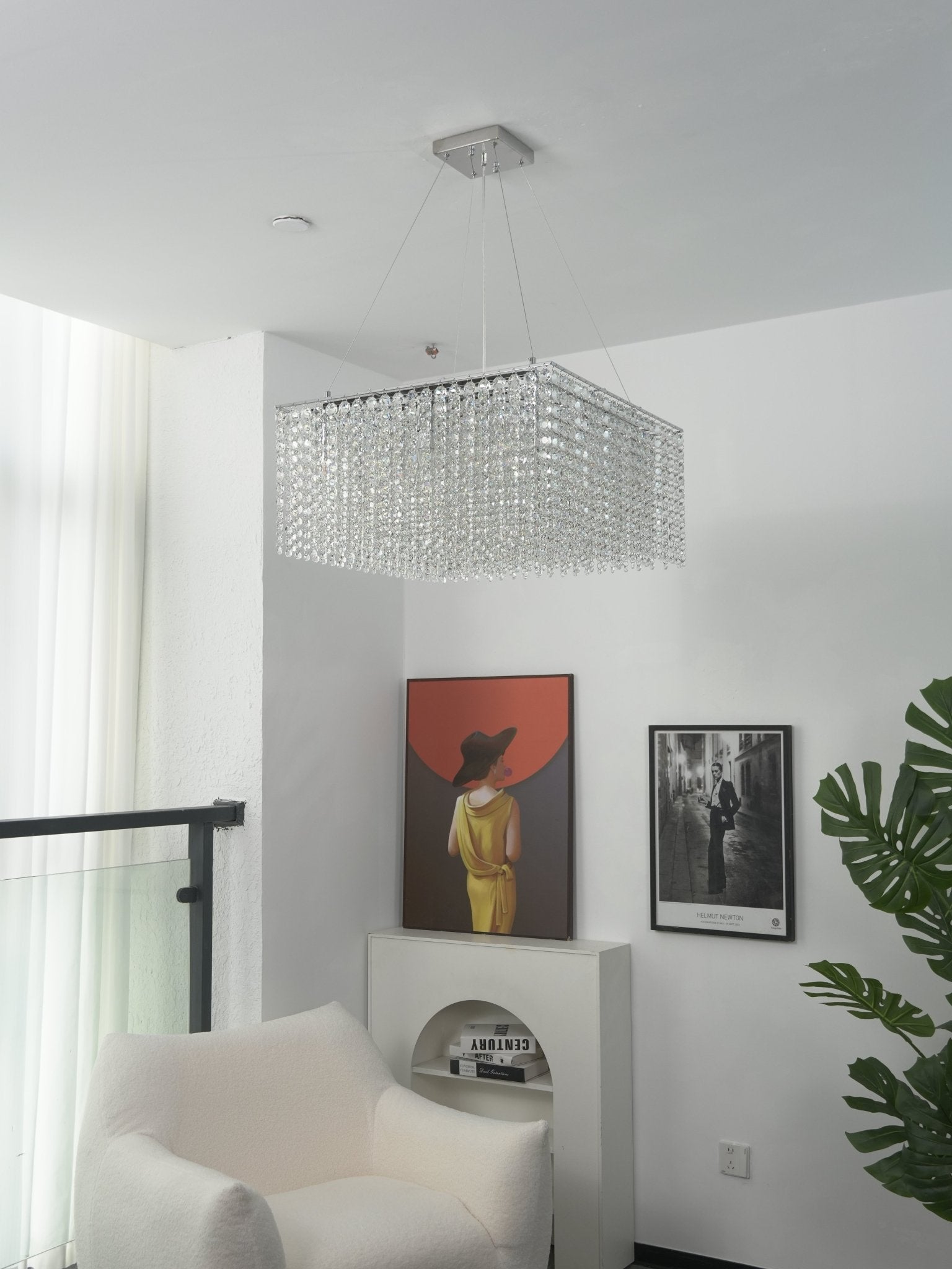 Vantess Crystal Frame Chandelier