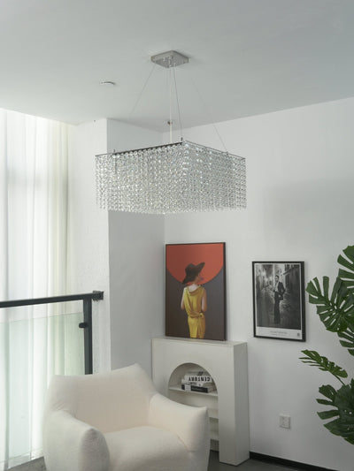 Vantess Crystal Frame Chandelier