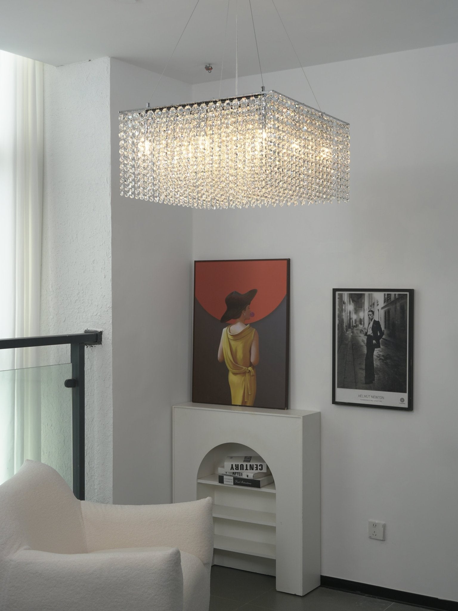 Vantess Crystal Frame Chandelier