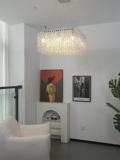 Vantess Crystal Frame Chandelier