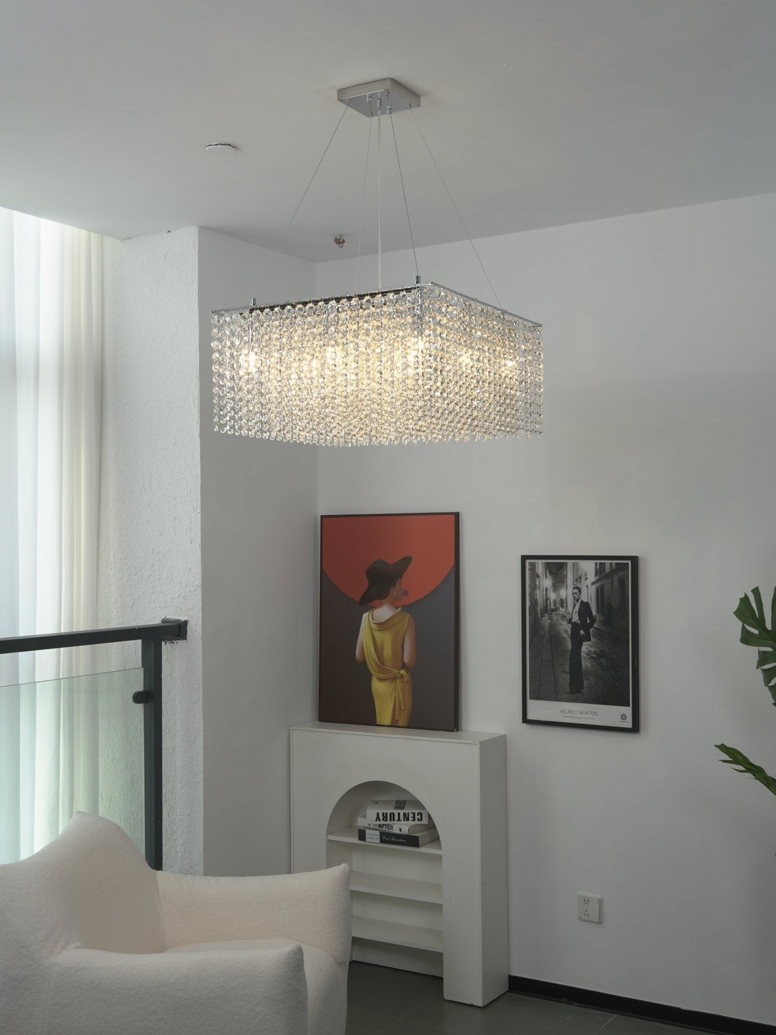 Vantess Crystal Frame Chandelier