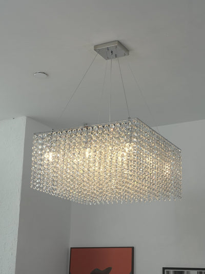Vantess Crystal Frame Chandelier
