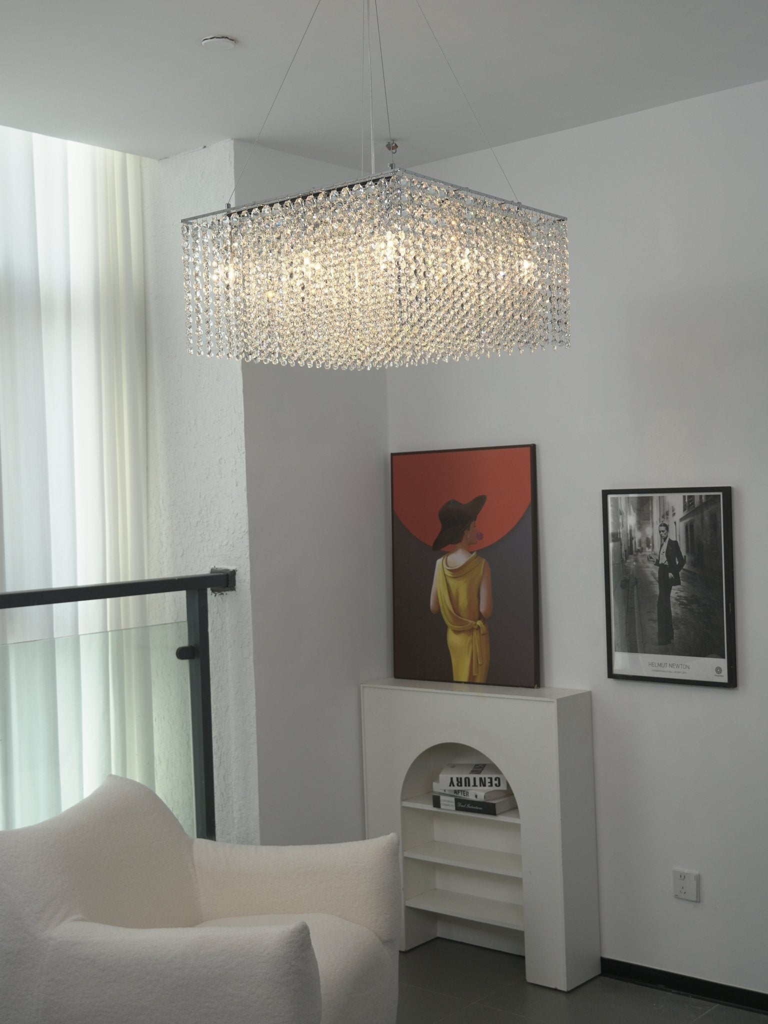 Vantess Crystal Frame Chandelier