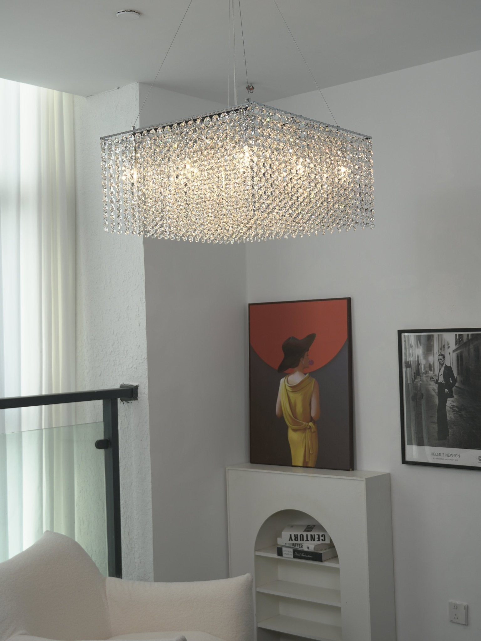 Vantess Crystal Frame Chandelier
