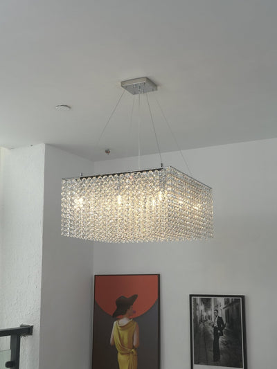Vantess Crystal Frame Chandelier