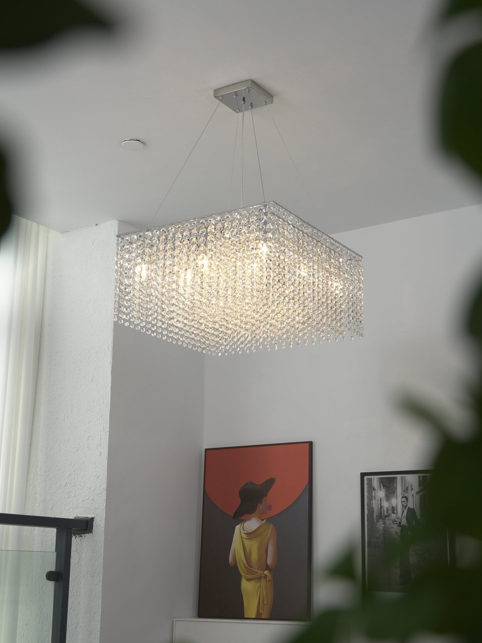 Vantess Crystal Frame Chandelier