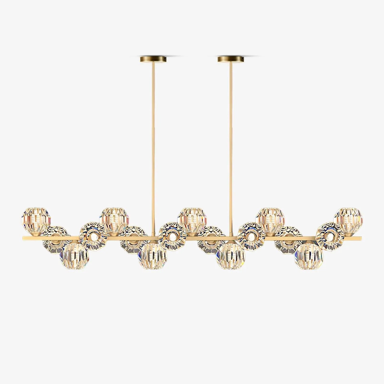 Celisella Crystal Glass Ball Chandelier