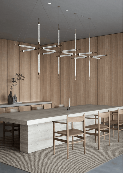 CrystalGrid Architectural Matrix Customize Chandelier