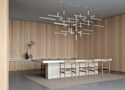 CrystalGrid Architectural Matrix Customize Chandelier