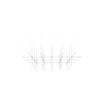 CrystalGrid Architectural Matrix Customize Chandelier