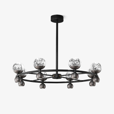 Lumiryn Orbital Glass Globe Chandelier