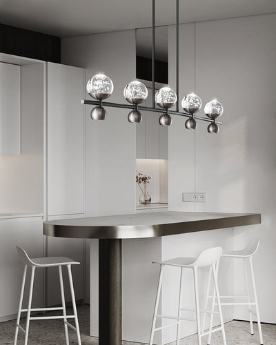 Lumiryn Orbital Glass Globe Chandelier