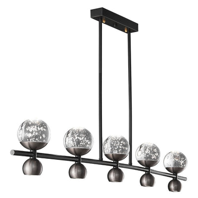 Lumiryn Orbital Glass Globe Chandelier