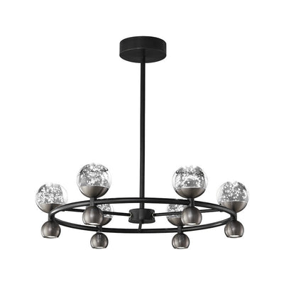Lumiryn Orbital Glass Globe Chandelier