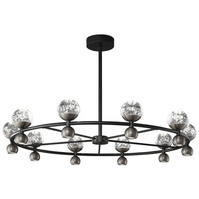Lumiryn Orbital Glass Globe Chandelier