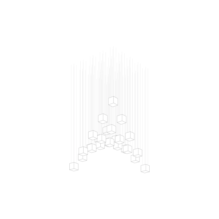 PixelMatrix Crystal  Customize Chandelier
